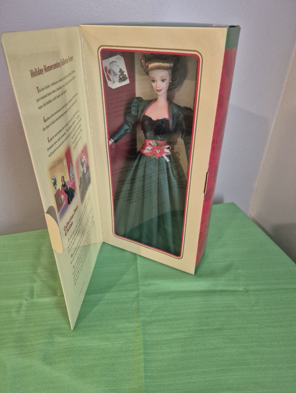Barbie Holiday Green Gown Decorative Doll